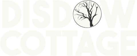 Disdow Cottage Logo with light text